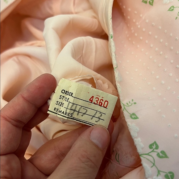 VINTAGE WOMENS REGENCY SWISS DOT LONG MAXI DRESS WITH PUFF SLEEVES SMALL - Picture 17 of 17